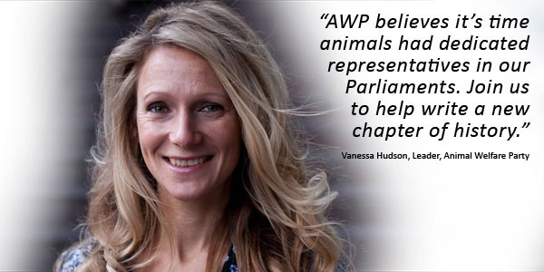 Vanessa Hudson Of The Animal Welfare Party UK