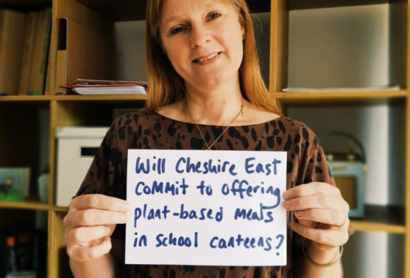 AWP Councillor Jane Smith Asks Cheshire East Cabinet to Provide Plant-Based Options in Schools